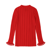 Load image into Gallery viewer, FUB - High Neck Blouse (Signal Red)