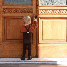 Load image into Gallery viewer, Silly Silas - Footed Tights (Chocolate Brown)