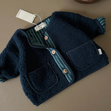 Load image into Gallery viewer, Guapoo - 毛絨絨外套 Deep Blue