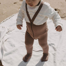 Load image into Gallery viewer, Silly Silas - Footed Tights (Granola)