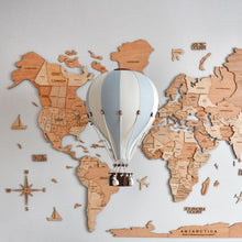 Load image into Gallery viewer, Super Balloon - White Light Blue Hot Air Balloon