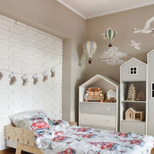 Load image into Gallery viewer, Super Balloon - White Light Blue Hot Air Balloon