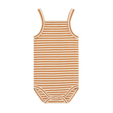 將圖片載入圖庫檢視器 Organic Zoo - 無袖包屁衣 Copper Stripes