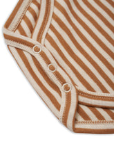 將圖片載入圖庫檢視器 Organic Zoo - 無袖包屁衣 Copper Stripes