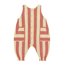 將圖片載入圖庫檢視器 Organic Zoo - 無袖吊帶褲 Tomato Stripes