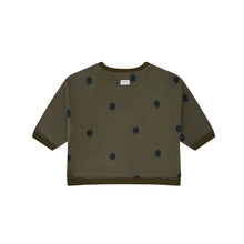 Load image into Gallery viewer, Organic Zoo - Olive Dots Sweatshirt 2-3Y
