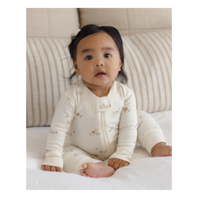 Load image into Gallery viewer, Quincy Mae -Zip Long Sleeve Sleeper Bunnies