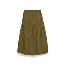 將圖片載入圖庫檢視器 Organic Zoo - 成人有機棉平紋長裙 - Olive