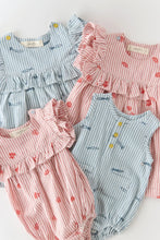 Load image into Gallery viewer, Pehr - Seersucker Pocket One-Piece (Blue Stripe)
