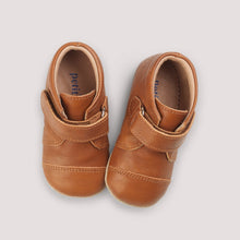 Load image into Gallery viewer, PETIT NORD - Shoe with Velcro (Cognac)