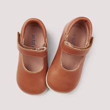 Load image into Gallery viewer, PETIT NORD - Ballerina Shoe with Velcro (Cognac)