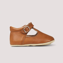Load image into Gallery viewer, PETIT NORD - Baby Scallop T-Bar (Cognac)
