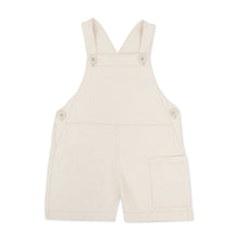 Load image into Gallery viewer, PHIL & PHAE - Undyed twill short dungarees (Natural)