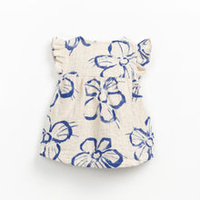 將圖片載入圖庫檢視器 Play Up - 寬版上衣 (藍花) 只剩36月