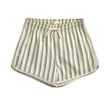 Load image into Gallery viewer, Rylee + Cru - Swim Trunks (Aqua Stripe)