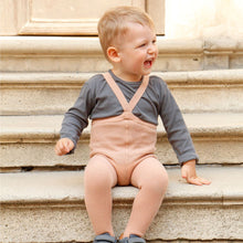 Load image into Gallery viewer, Silly Silas - Footed Tights (Light Brown)