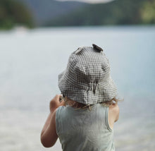 Load image into Gallery viewer, Ash Generation - Bear HAT (Basil Gingham)
