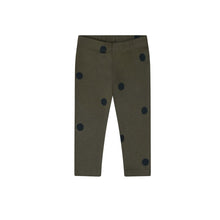 Load image into Gallery viewer, Organic Zoo - Olive Dot Leggings 2-3Y
