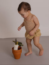 將圖片載入圖庫檢視器 Organic Zoo - 無袖包屁衣 Copper Stripes
