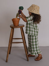 Load image into Gallery viewer, Organic Zoo -Dill Gingham Boxy T-Shirt