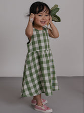 Load image into Gallery viewer, Organic Zoo - Dill Gingham Sleeveless Dress