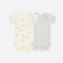 將圖片載入圖庫檢視器 Quincy Mae - 短袖2入包屁衣 (狗狗)