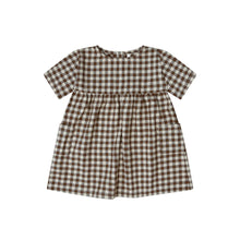 Load image into Gallery viewer, Organic Zoo - Gingham Gather Dress
