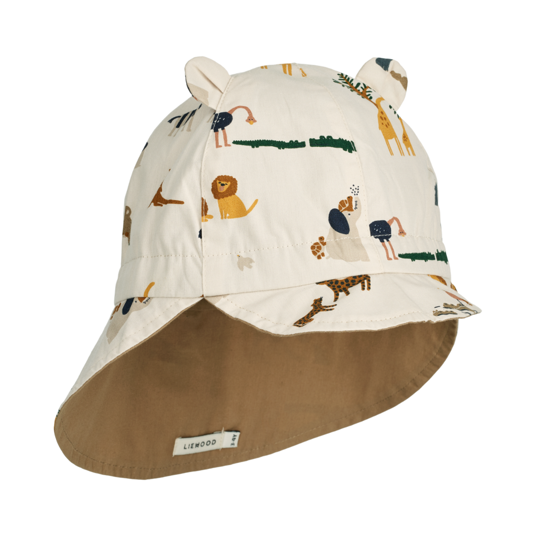 Liewood - Reversible Hat with Ears (All Together/Sandy)