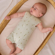 將圖片載入圖庫檢視器 Quincy Mae - 羅紋短袖連體衣 (綠蘋果)