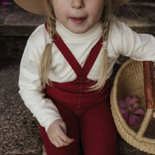 Load image into Gallery viewer, Silly Silas - Footed Tights (Maple Leaf)