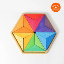 Load image into Gallery viewer, Grimm's - 多彩星形撞色積木 (大)