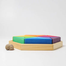 Load image into Gallery viewer, Grimm's - 多彩星形撞色積木 (大)