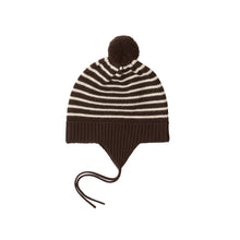 Load image into Gallery viewer, FUB - Baby Pompom Hat (Mocca/Ecru)