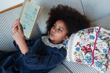 Load image into Gallery viewer, Little Cotton Clothes - Velvet Mila Dress in Midnight (2Y-7Y)