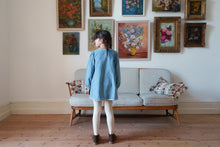 Load image into Gallery viewer, Little Cotton Clothes - Velvet Jules Dress in Eggshell (2Y-7Y)