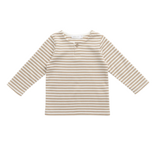 Load image into Gallery viewer, Jamie Kay - Pima Cotton Shae Top (Slim Stripe Brioche/Cloud) 3Y
