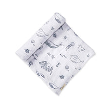 Load image into Gallery viewer, Pehr - Organic Swaddle (Aquatic)
