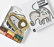 Load image into Gallery viewer, Wee Gallery - Lacing Cards (Jungle Animals)