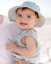 Load image into Gallery viewer, Pehr - Seersucker Bucket Hat (Blue Stripe)