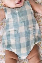 Load image into Gallery viewer, Pehr - Checkmate Onepiece (Blue)
