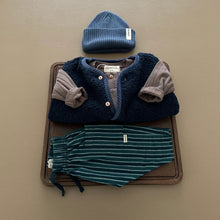 Load image into Gallery viewer, Guapoo - 口袋寬褲子 (Deep Sea Stripes)