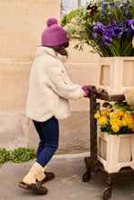 將圖片載入圖庫檢視器 Louise Misha -刺繡毛絨絨外套 (Cream) 3Y-5Y