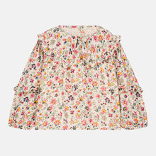 將圖片載入圖庫檢視器 Louise Misha - Cleo 大領片碎花襯衫 3-5Y