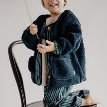 Load image into Gallery viewer, Guapoo - 毛絨絨外套 Deep Blue