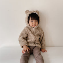 Load image into Gallery viewer, Quincy Mae - Bear Jacket (Sand) 4-5Y
