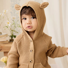 Load image into Gallery viewer, Jamie Kay - Bear Cardigan - Tawny Brown