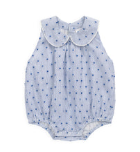 Load image into Gallery viewer, Jamie Kay - Wisteria Playsuit - Mon Amour Stripe Indigo