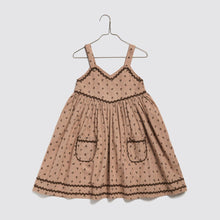 Load image into Gallery viewer, Little Cotton Clothes - Patty Pinafore in Rosehip Floral 2-4Y