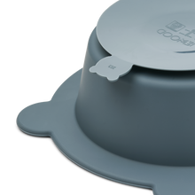 Load image into Gallery viewer, LIEWOOD - 2 Pack Peony Suction Bowl (Whale Blue)