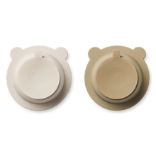 Load image into Gallery viewer, LIEWOOD - 2 Pack Peony Suction Bowl (Sandy)